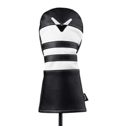 Callaway Unisex-Adult 2020 Vintage Synthetic Leather Fairway Wood Headcover Golf Fairway Wood Headcovers, Black/White, One Size