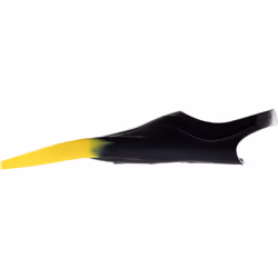 CRESSI Adult Swim Fins - Flexible Silicone for Comfortable and Durable Use, Black/Yellow, 38/40 - Pura: Designed in Italy