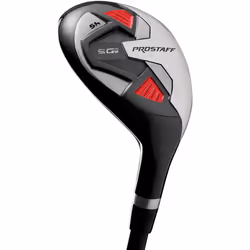 Wilson Staff Golf Club, Pro Staff SGI Hybrid 4, For Left Handers, Graphite Shaft, Red/Black, WGD151900
