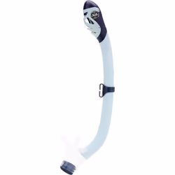 CRESSI Tinetto & Iguana Dry Blue Navy/Ice Cyan - Kids Snorkeling Kit (Mask & Snorkel) for Children from 6 to 10 Years Old, Blue Navy/Ice Cyan