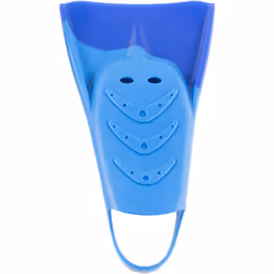 CRESSI Adult Swim Fins - Flexible Silicone for Comfortable and Durable Use, Blue/Azure, 35/38 - Pura: Designed in Italy