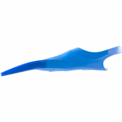 CRESSI Adult Swim Fins - Flexible Silicone for Comfortable and Durable Use, Blue/Azure, 43/45 - Pura: Designed in Italy