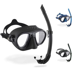 Cressi Calibro + Corsica Snorkeling Set - Black, Uni
