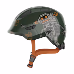 ABUS Smiley 3.0 children's helmet - bike helmet with a low fit, child-friendly designs and space for a pigtail - for girls an ...