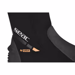 SEAC Basic HD, 5 mm neoprene diving boots with side zip and semi-rigid sole
