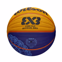 Wilson Unisex-Adult FIBA 3X3 Game Basketball, Orange, Intermed