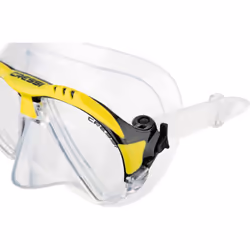 Cressi Adult Matrix Snorkelling Mask - Clear/Yellow