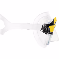 Cressi Adult Matrix Snorkelling Mask - Clear/Yellow