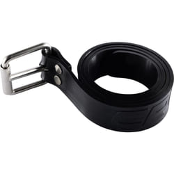 CRESSI Serpent Silicone Marseillaise Belt Black - Silicone Marseillaise Weight Belt for Free Diving, Spear Fishing, Quick Realease Buckle, Black, One