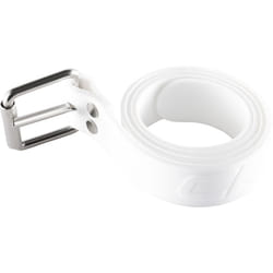 CRESSI Serpent Silicone Marseillaise Belt White - Silicone Marseillaise Weight Belt for Free Diving, Spear Fishing, Quick Realease Buckle, White, One