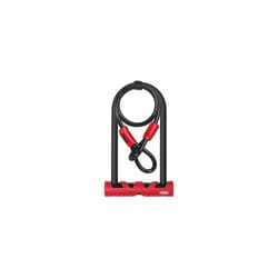 ABUS Ultimate 420 U-lock + USH holder + Cobra 10/120 security cable - Bike lock set - security level 12 - Black/Red