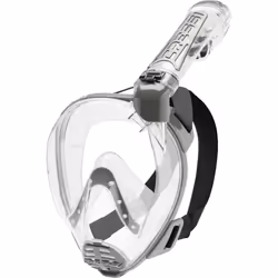 Cressi Duke Full Face Snorkel Dry Mask - Available in Standard Version or with Action Cam Holder, Adult Unisex