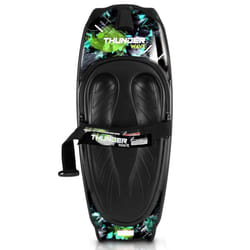 Serenelife Kneeboard, Water Sport Kneeboard with Hook for Children and Adults, Black/Green