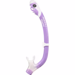 Cressi Unisex-Youth Rocks Pro Dry Children Mask Fins Snorkel Set, Lilac/White, S/M-1/2 Y, SE264131