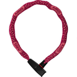 ABUS Catena 6806K chain lock - Lightweight hardened steel bike lock with fashionable textile tube - Square chain with security level 6