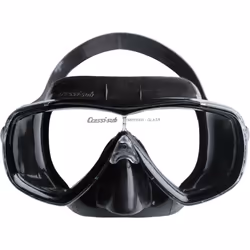 Cressi Estrella & Gamma Combo - Combo Set Mask Estrella + Snorkel Gamma for Snorkelling and Diving, Black/Black, One Size, Adult Unisex