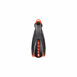 Cressi Maui Fins - Adult Adjustable Diving/Snorkelling Flippers Fins With EBS System, Black / Red, S/M