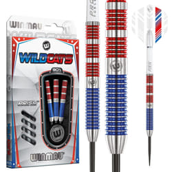 WINMAU Wildcats 21 gram Tungsten Darts Set with Flights and Stems (Shafts)
