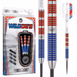 WINMAU Wildcats 23 gram Tungsten Darts Set with Flights and Stems (Shafts)