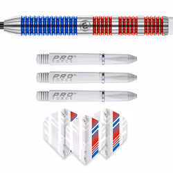 WINMAU Wildcats 23 gram Tungsten Darts Set with Flights and Stems (Shafts)