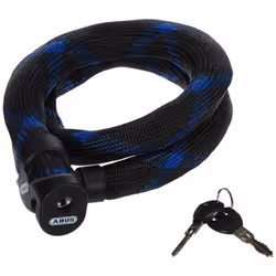 ABUS armoured cable lock Ivera Steel-O-Flex 7200 - Cable lock made of steel cable with armour made of steel sleeves - securit ...