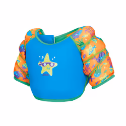 Zoggs Super Star Water Wings Vest, Blue/Orange