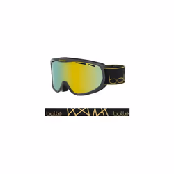 boll? - Sierra, Black Gold Shiny, Sunshine Cat 3, Small-Medium, Snow Goggles, Feminine, Adult