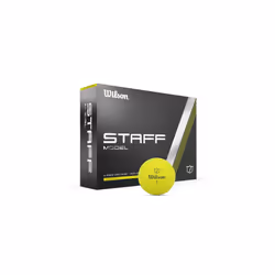 Wilson Staff Golf Balls, Staff Model, Four Piece High Spin Golf Ball, 12 Balls, Urethane, Yellow