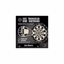 Officially Licensed Jack Daniel's Printed Darts Home Centre in Black Including Dartboard | JD Logo (CAB512)
