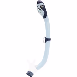 CRESSI Tinetto Rocks Dry Set Blue Navy/Ice Cyan S/M - Kids Snorkeling Set Short Adjustable Fins, Silicone Mask, and Dry Snorkel, Blue Navy/Ice Cyan,