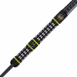 WINMAU Darts MvG Acclaim 25g Professional Steeltip Tungsten Darts Set with Flights and Shafts (Stems)