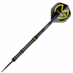 WINMAU Darts MvG Acclaim 25g Professional Steeltip Tungsten Darts Set with Flights and Shafts (Stems)
