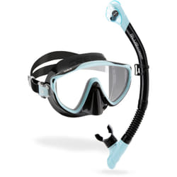 CRESSI Adult Wide View Single Lens Comfortable Snorkeling Mask & Dry Snorkel - Tino & Scilla: Designed in Italy