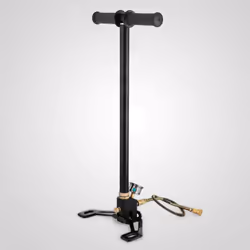 VEVOR 3-Stage Hand Stirrup Pump,Hand Pump 4500Psi with High grade 301 stainless steel 3-Stage Air Gun Rifle Pump Filling Stirrup Charger PCP Hand Pump
