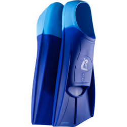 CRESSI Vera Fins Blue/Azure XL-Unisex 100% Silicone Short Fins Closed Shoe Design, for Swimming, Open Water Training, Swimmin ...