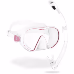 CRESSI F-Dual + Supernova Dry Combo - Unisex Diving Mask F-Dual rimless and Dry Snorkel for Snorkelling and Scuba Diving, Col ...