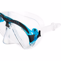Cressi Adult Matrix Snorkelling Mask - Clear/Aquamarine