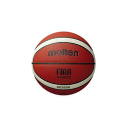 Molten BG3800 Basketball, Indoor, FIBA Approved, Composite Leather, Size 5, Orange/Ivory, Suitable For Boys Age 7, 8, 9, 10 & 11, Girls age 12 & 13
