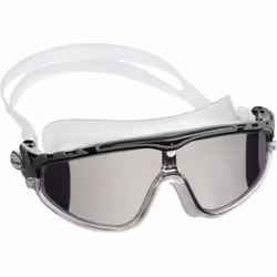 Cressi - Skylight Goggles Sil ,Clear/Frame Black Grey Mirrored Lens