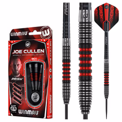 WINMAU Joe Cullen 23 Gram Tungsten Darts with Prism Flights and Shafts (Stems)