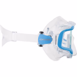 Cressi Liberty 3 Windows-Diving/Snorkeling Panorama Mask, Clear/Blue/Silver, Uni