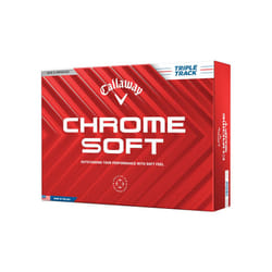 Callaway Golf Chrome Soft Premium Tour Golf Ball 2024 White Triple Track
