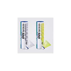 Yonex Mavis 300 Medium Speed Nylon Plastic Shuttlecock (White, Pkg of 2 tubes (12 pcs))