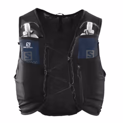 Salomon Adv Hydra Vest 8 Unisex Hydration Vest Trail running Hiking, Comfort and Stability, Quick Access to Hydration, and Simplicity, Black, M