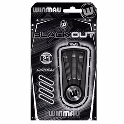 WINMAU Blackout 21 Gram Tungsten Darts Set with Flights and Shafts (Stems)