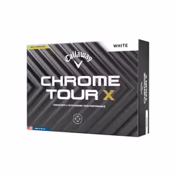 Callaway Golf Chrome Tour X Premium Golf Ball 2024, White