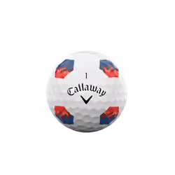 Callaway Golf Chrome Tour Premium Golf Ball 2024, Blue/Red