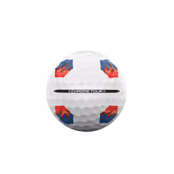 Callaway Golf Chrome Tour Premium Golf Ball 2024, Blue/Red