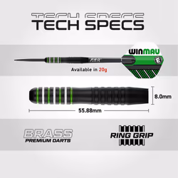 Winmau Darts - Masters Pro Premium Bristle Dartboard Set - Includes Dart Board, Darts, Flights, Shafts and Oche Strip - Professional Steel Tip
