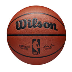 Wilson Basketball, NBA Authentic Series Model, Indoor/Outdoor, Mixed Leather, Size: 7, Brown